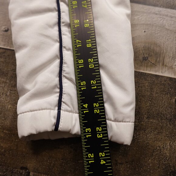 NFL Team Apparel Denver Broncos Quilted Jacket Women’s Large White Orange Warm - Picture 9 of 14